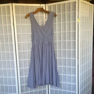 Garnet Hill Grecian sleeveless summer dress size medium in lilac.